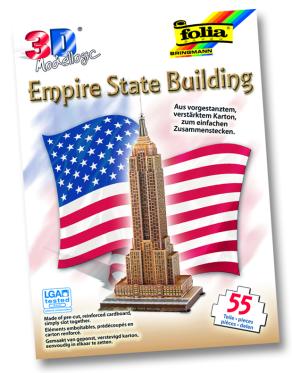 Folia 3D Puzzle Empire State Building 55 parça