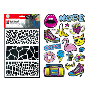 Sticker&amp;Stencil ürünleri - elmayanak.com