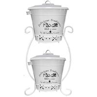 2 Katlı Patates Soğan Kovası (beyaz)