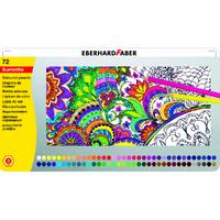 EF Altıgen Kuruboya 3mm mine 72 Renk Metal Kutu