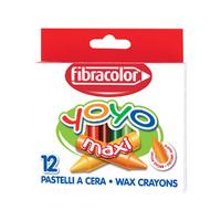 Fibracolor Yoyo Maxi Mumlu Pastel 12 Renk