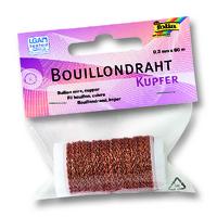 Folia Dalgalı Tel 0,3mmx60m Bakır