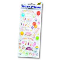 Folia Epoxy-Resin Sticker 11x27cm Set7