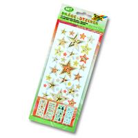 Folia Kabartmalı Sticker 10X23cm 4tabaka Yeni yıl