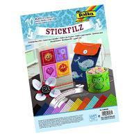 Folia Keçe Nakış Set 21X29,5 Karışık Renk 10 Renk