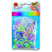 Folia Rubber Loops Çift Renk 500 adet 25 s-clips