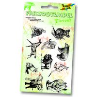 Folia Şeffaf Stampa Hayvan Dünyası