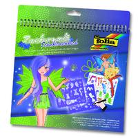 Folia Stencil book Sihirli dünya