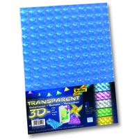 Folia Transparent 3D Foil 22x33cm 5 renk 5tabaka