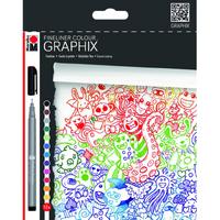 Marabu Fineliner Colour Graphix 12 Renk
