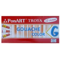 PonART Troya Guaj Boya Set 12 Renkx 12 ml