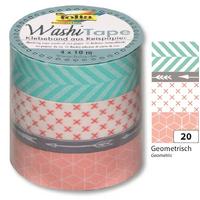 Folia Washi Tape 4 lü Set Geometrik
