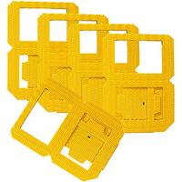 Folia Laterne 13,5x13,5x18cm Sarı 5 adet