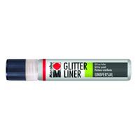 Marabu Glitter Liner 25ml White