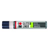 Marabu Glitter Liner 25ml Graphite