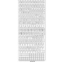 PonART Sticker Harf (Gümüş)