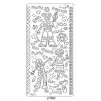 PonART Sticker Kız Party (Gümüş)
