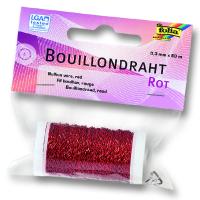 Folia Dalgalı Tel 0,3mmx60m Kırmızı