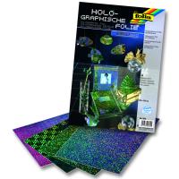 Folia Holografik Folyo 23x33cm Yapışkanlı 4tabaka