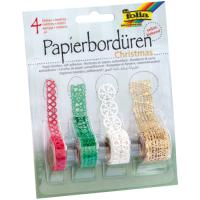 Folia Kadife Bordür Yapışkanlı Set Yeni Yıl 4 rulo