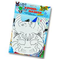Folia Kağıt Maske Karışık Hayvanlar 6 çeşit