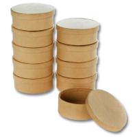 Folia Karton Kutu Oval 9,5x7,5x4cm 10 parça