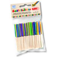 Folia Kibrit Çöpleri Renkli 400 adet