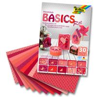 Folia Motiv Blok 24x34 Basics Kırmızı 30tabaka