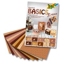 Folia Motiv Blok 24x34 Basics Kahve 30tabaka