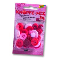 Folia Renkli Düğmeler Kırmızı 30 gr