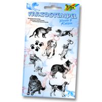 Folia Şeffaf Stampa Kedi köpek