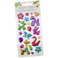Folia Sticker Balon Şekilli Sticker 21 parça