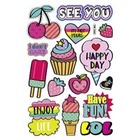 Folia Sticker Puffy 4-15 pieces