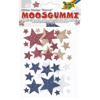 Folia Eva Sticker Glitter Renkli