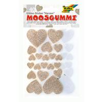 Folia Eva Sticker Glitter Beyaz-Altın