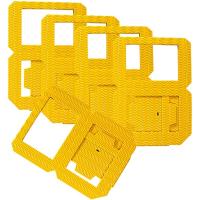 Folia Laterne 13,5x13,5x18cm Sarı 5 adet