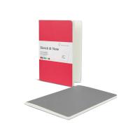 HM Sketch note A4 125 g gri/pemb ikili 20 ya