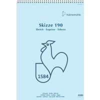 HM Sketch Pad Spiral 190g A2 50ya