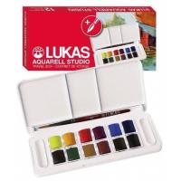 Lukas Studio Aquarell Set 12x1/2 tablet