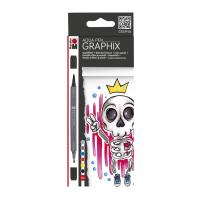 Marabu Aqua Pen Graphix King Of Bubblegum 6 Renk