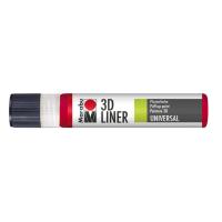 Marabu 3D Liner Kumaş Boyası 25ml Cherry Red