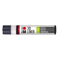 Marabu 3D Liner Kumaş Boyası 25ml Black