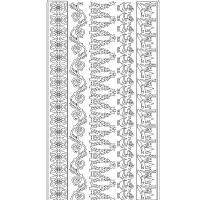 PonART Sticker Gümüş Yılbaşı Border