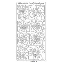 PonART Sticker Altın Çiçek ve Kelebekler