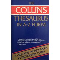 Collins Pocket Reference Thesaurus In A-Z Form (İngilizce-İngilizce) Ciltli, şömizli (2. EL)