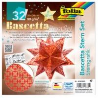 Folia Bascetta Star Set 20x20 Yıldız GrafikKırmızı