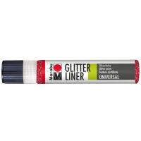 Marabu Glitter Liner 25ml Ruby