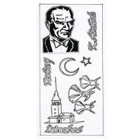 PonART Sticker Atatürk (Altın)