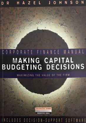 Making Capital Budgeting Decisions - Maximizing the Value of the Firm (2. EL)