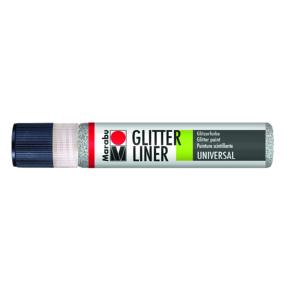 Marabu Glitter Liner 25 ml Silver